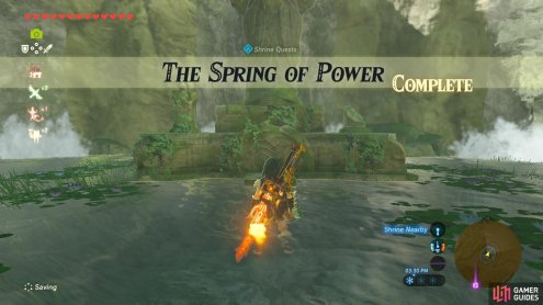 The Spring Of Power The Legend Of Zelda Breath Of The Wild