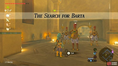 The Search For Barta The Legend Of Zelda Breath Of The Wild