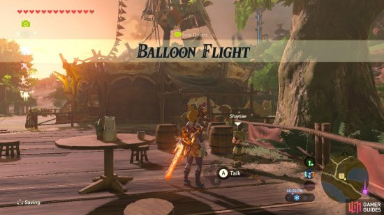 This sidequest involves some Octo Balloons