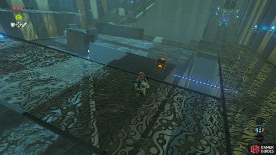 You can jump on top of this platform to get the treasure chest