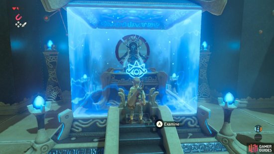this chamber will always mark the end of a Shrines trial.