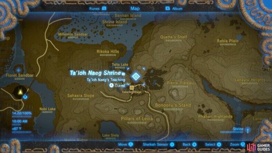 This is the location of the Taloh Naeg Shrine.
