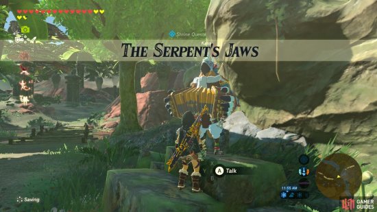 This Shrine Quest deals with one of the three sacred springs in Hyrule