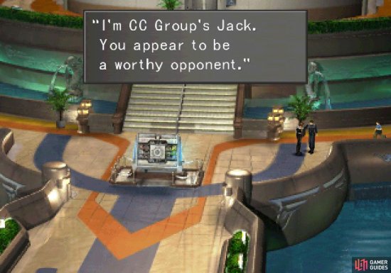 After playing a sufficient number of games around Balamb Garden, you’ll be able to challenge the CC Group member Jack