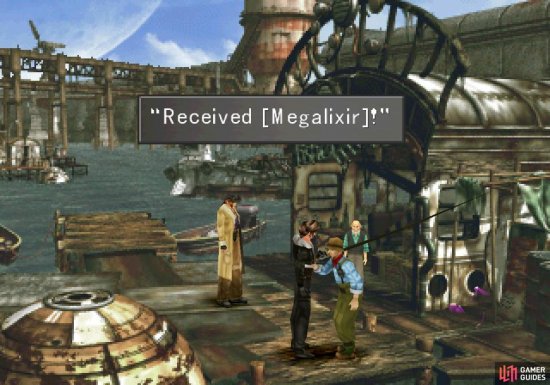 but at the end of all this chatter you’ll be given a Megalixir