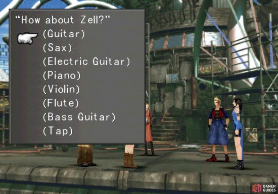 Which you’ll do by assigning one instrument to each available character.