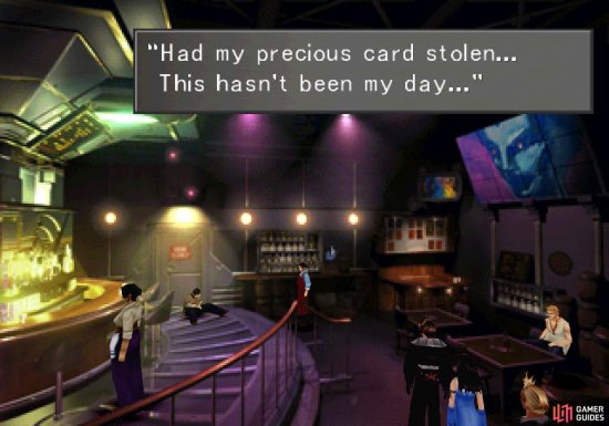 In the pub you’ll find a drifter whining about his stolen card