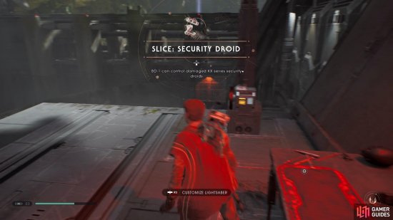 to get the Slice Security Droid upgrade.