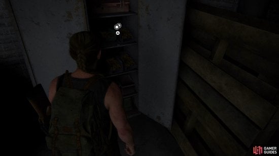 then take a left when you reach garage to find another Coin in a locker. 