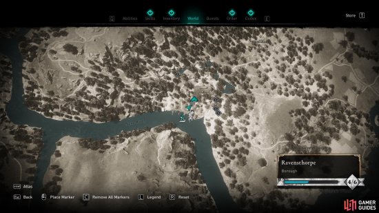 You can check the level of your settlement by hovering over it on the world map.