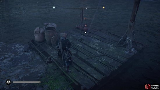 to get to the cursed symbol you either need to take a fire pot across the water or use your incendiary powder trap.