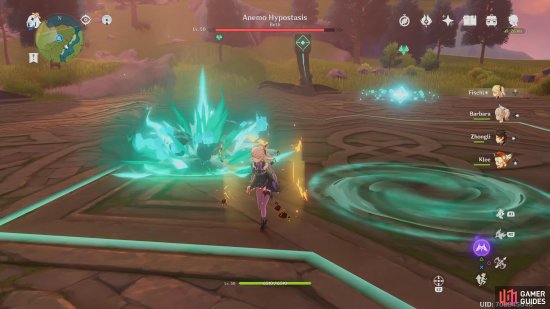 when the meteors hit the floor, they will leave behind updrafts which you can use against the boss to avoid its attacks.
