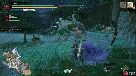 Watch out for Pukei-Pukei’s poison attack.