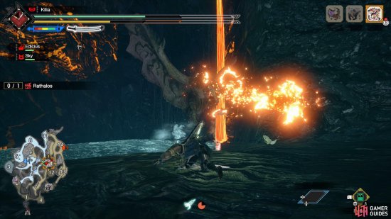 Be sure to watch out for Rathalos’ Fireballs. 