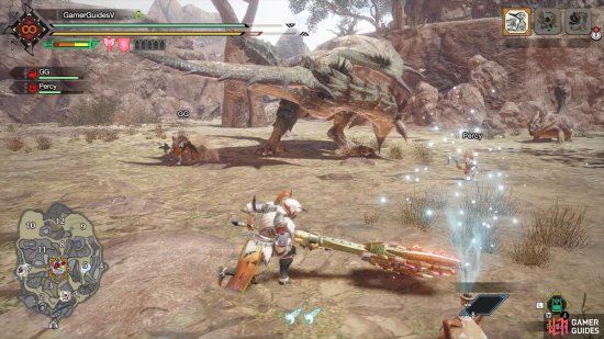 Rathian will do two tail spins in a row.