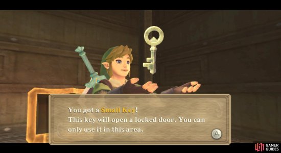 Use the clues (or follow our guide) to open the door and get a Small Key.