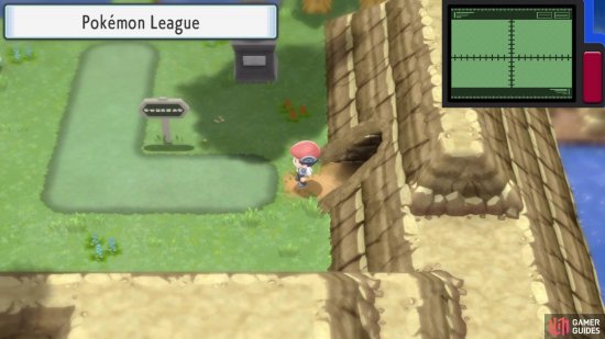 After going through Victory Road, youll be near the Pokémon League building.