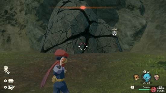 Youre not told this, but Pokémon can break these cracked boulders.