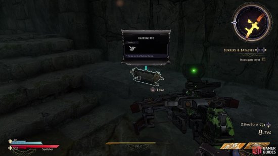 The Harrowfast Scrolls location in the game