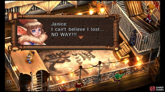 Defeat Janice three times in a row in Grand Slam.