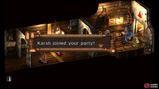 Youll need Karsh for a sidequest soon.