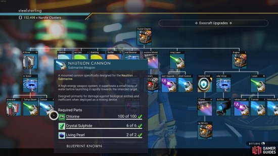 You can find technology blueprints for each of the Exocraft on board the Space anomaly.