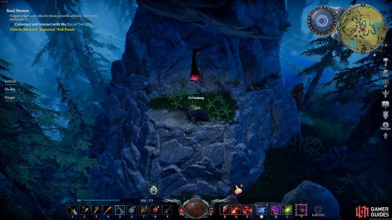 You can travel back to the Entrance of a Cavepassage after reaching the Exit, but you cant reach the Exit in any other way, since it will be blocked by height restrictions or other immovable objects.