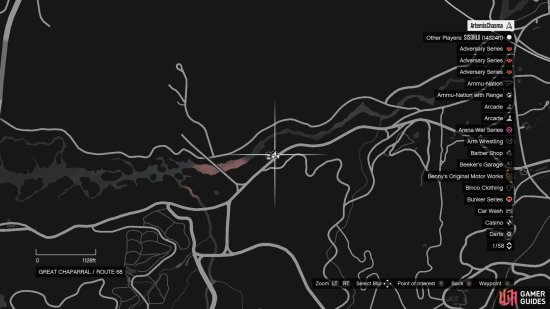 gta 5 cards map