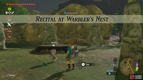 From The Ground Up Sidequests Quests The Legend Of Zelda Breath Of The Wild Gamer Guides Sådan finder du recital på warbler's nest shrine quest. quests the legend of zelda breath
