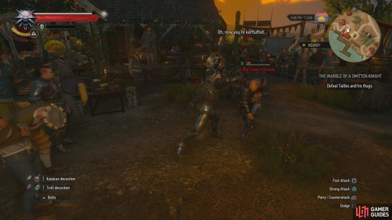 Warble Of A Smitten Knight Walkthrough The Witcher 3 Wild Hunt Gamer Guides