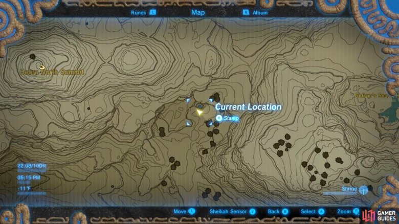 Map Of All Shrines Zelda Breath