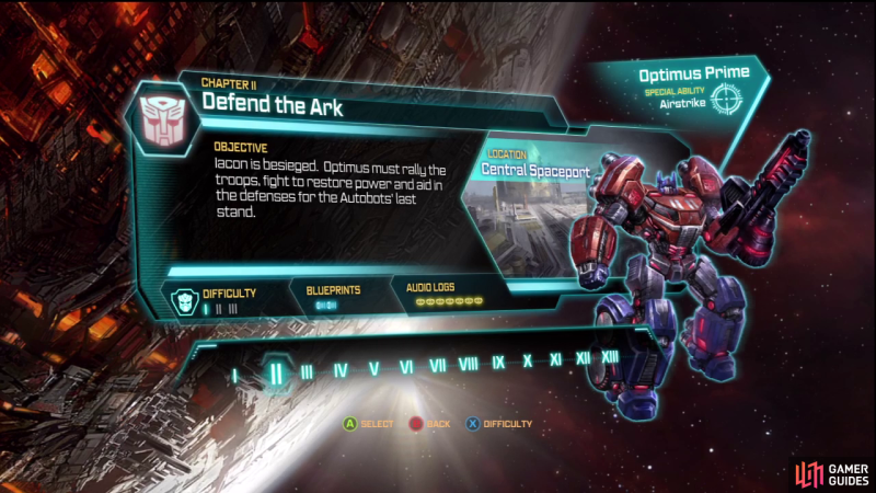 the ark transformers fall of cybertron
