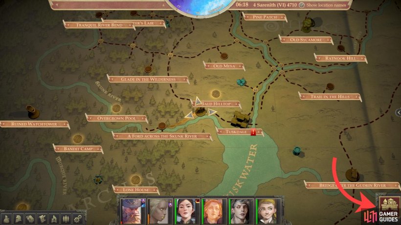Замок лезвий pathfinder kingmaker карта