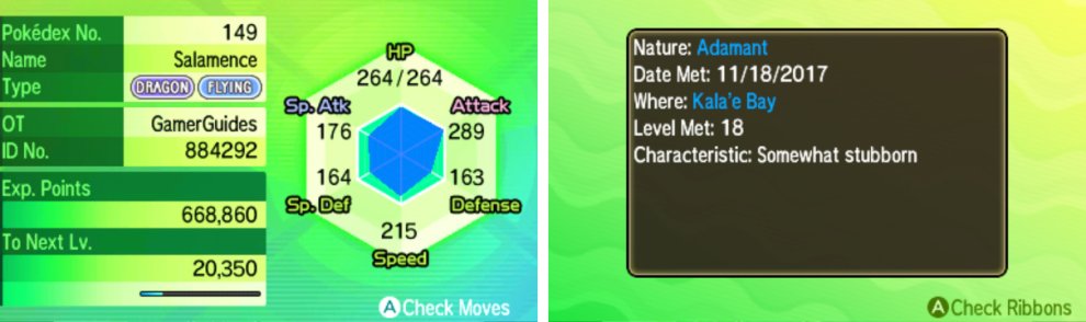 Ultra Moon Nature Chart