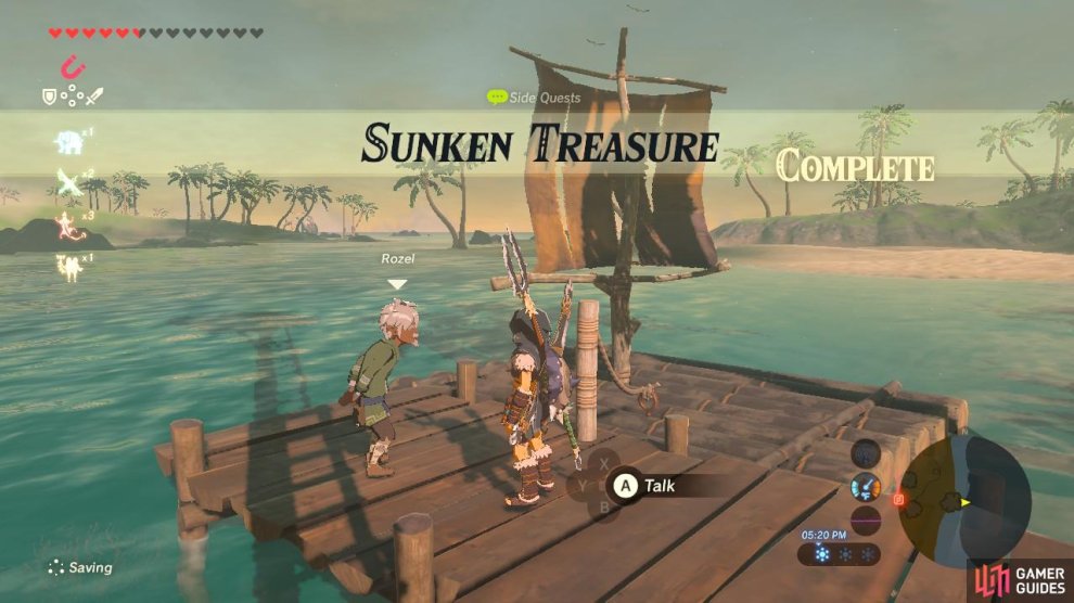 Sunken Treasure The Legend Of Zelda Breath Of The Wild Gamer