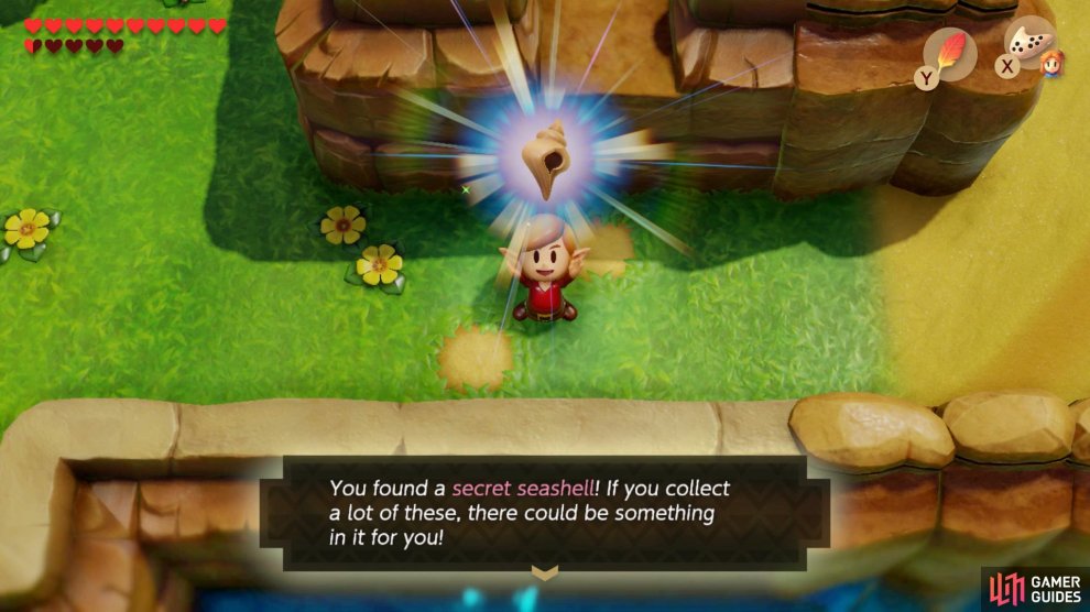 Secret Seashells The Legend Of Zelda Link S Awakening Gamer