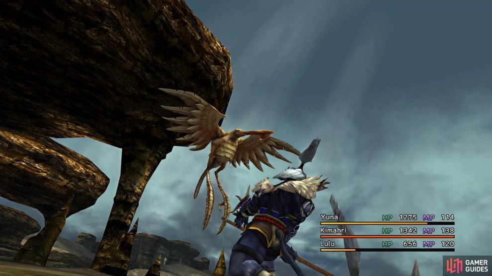 Simurgh Djose/Moonflow Bestiary Final Fantasy X HD Remaster