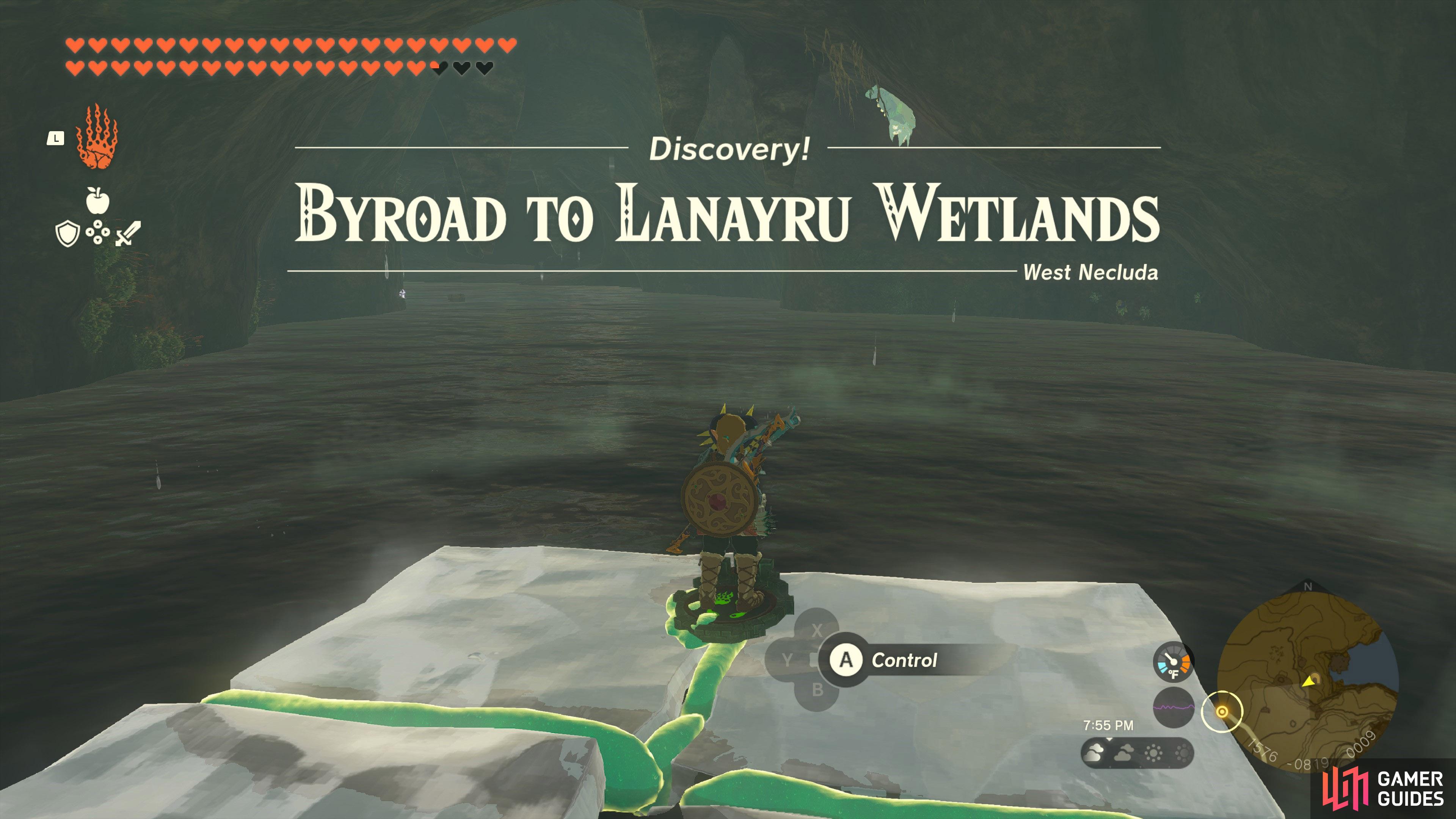 Byroad to Lanayru Wetlands - The Legend of Zelda: Tears of the Kingdom ...