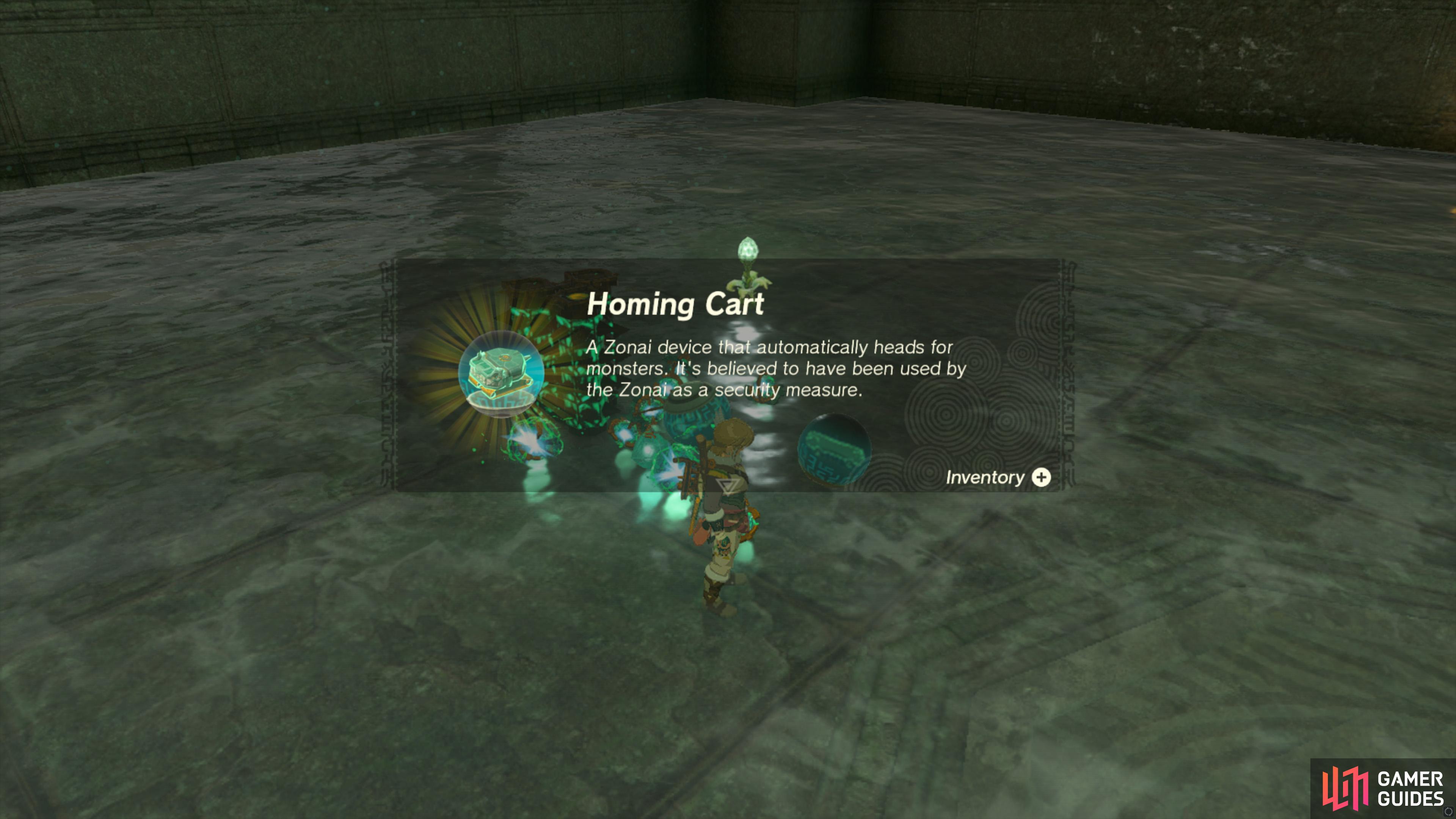 Homing Cart (Capsule) The Legend of Zelda Tears of the Kingdom Database Gamer Guides®