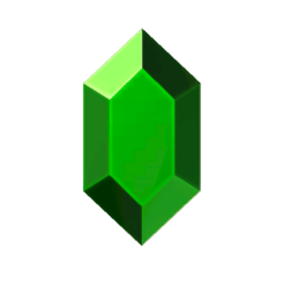 ícono rupia verde