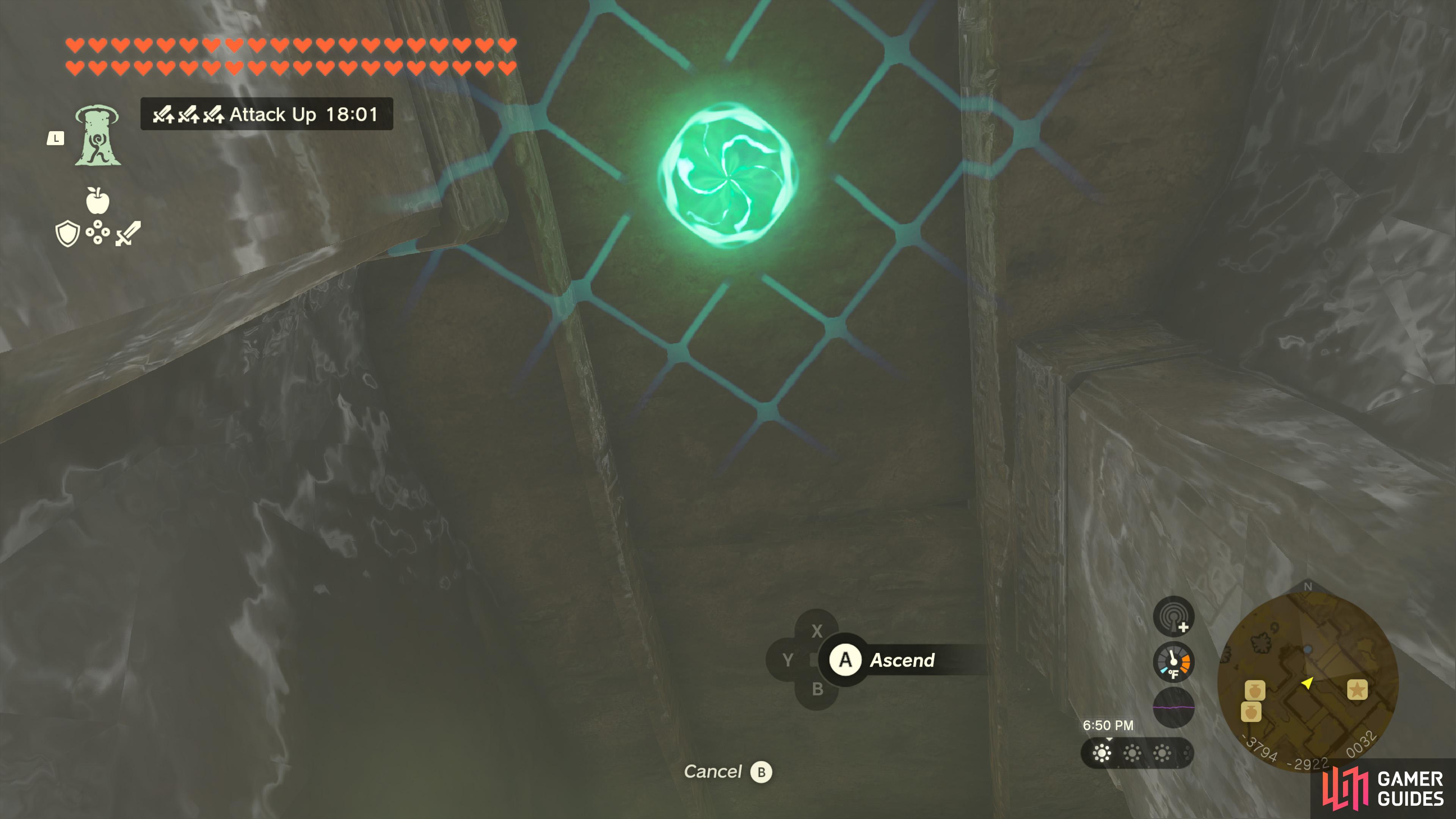 Zelda: Tears of the Kingdom Gerudo Town secret club - Map location