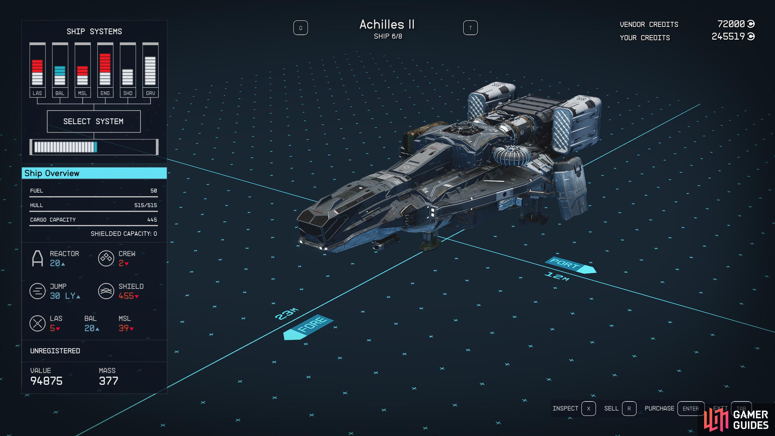 Achilles II - Starfield Database | Gamer Guides®