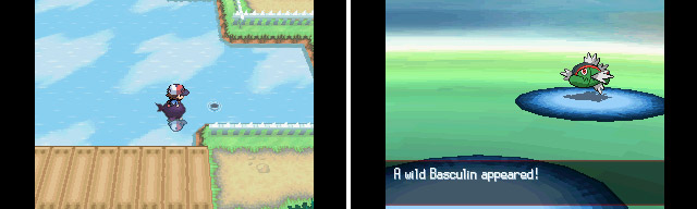 Surf straight into the rippling water for a chance to encounter more beastly mons!