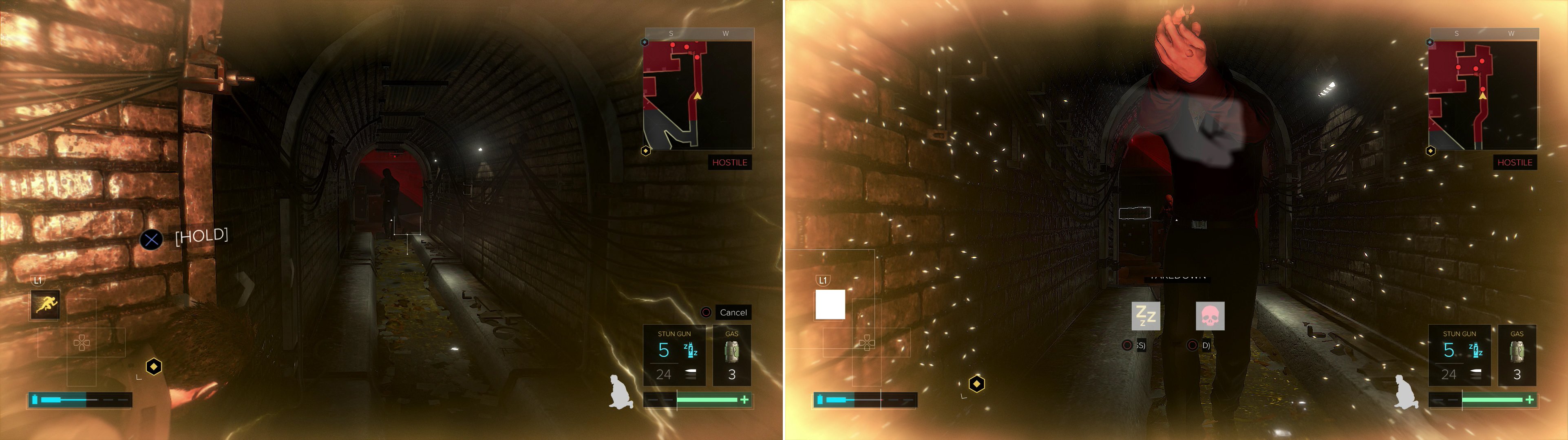 Crouch, hide behind a corner, and charge up "Icarus Dash" (left), then smash the first enemy that comes close to earn the "Ramming Speed!!!" trophy/achievement (right).
