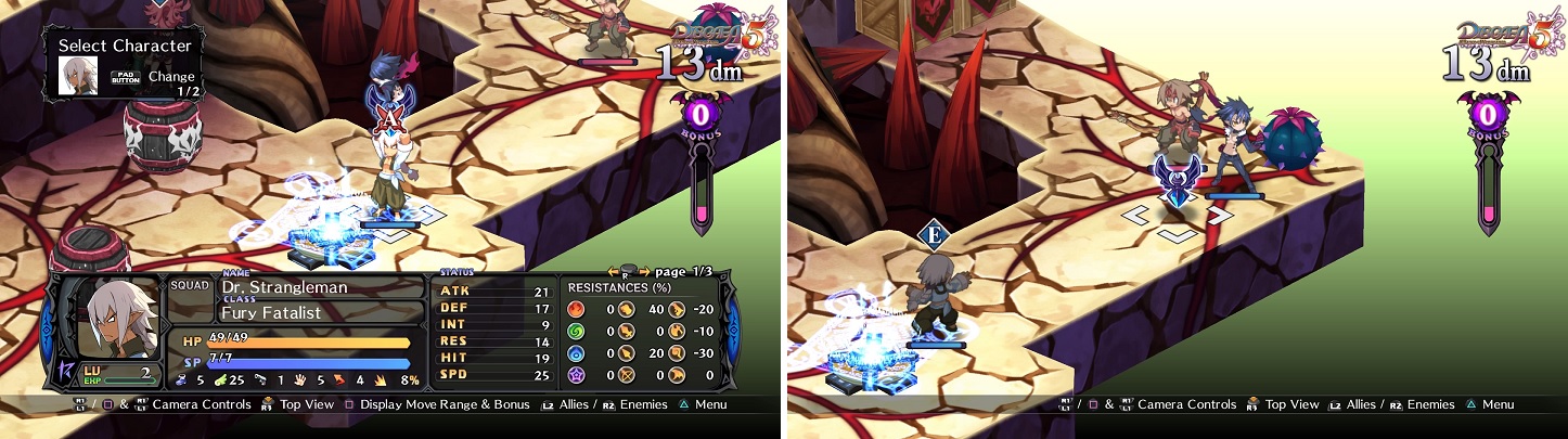 Lifting and Throwing are two important mechanics in the Disgaea games.