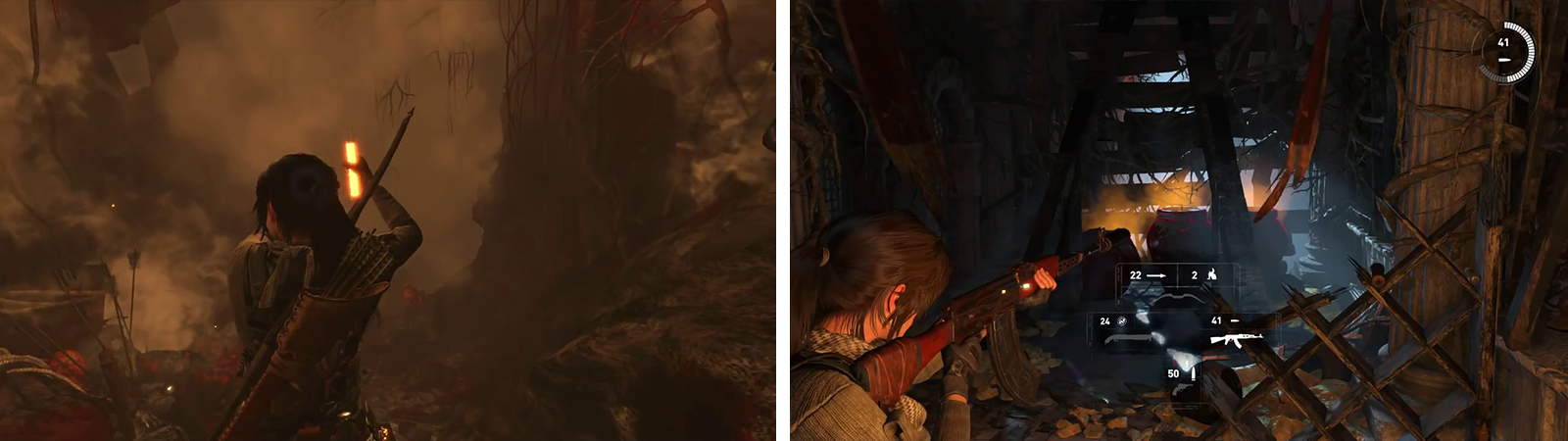 Rise of the Tomb Raider: Find a way to escape with the Atlas, walkthrough