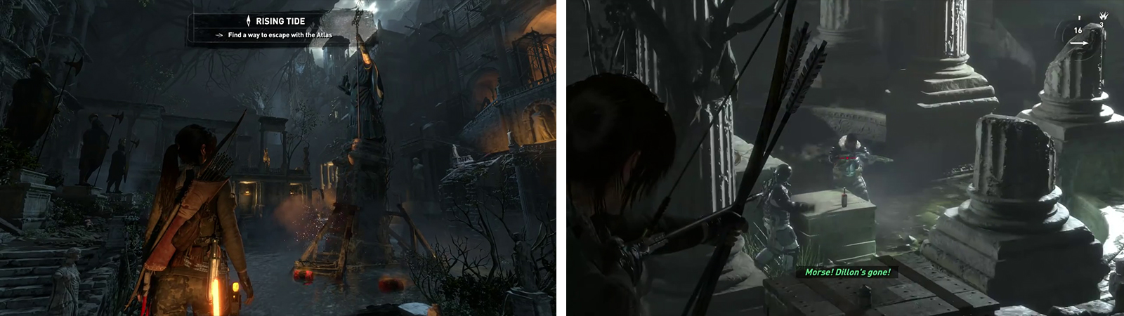 Rise Of The Tomb Raider  Rising Tie Flooded Archives Statue Puzzle Guide 