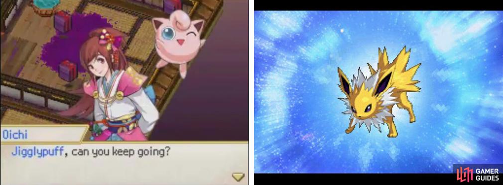 Can Jigglypuff keep going? And hey, it's Jolteon!