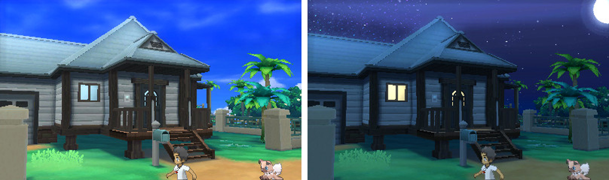 The two games are literally day and night, but the differences arent quite so.