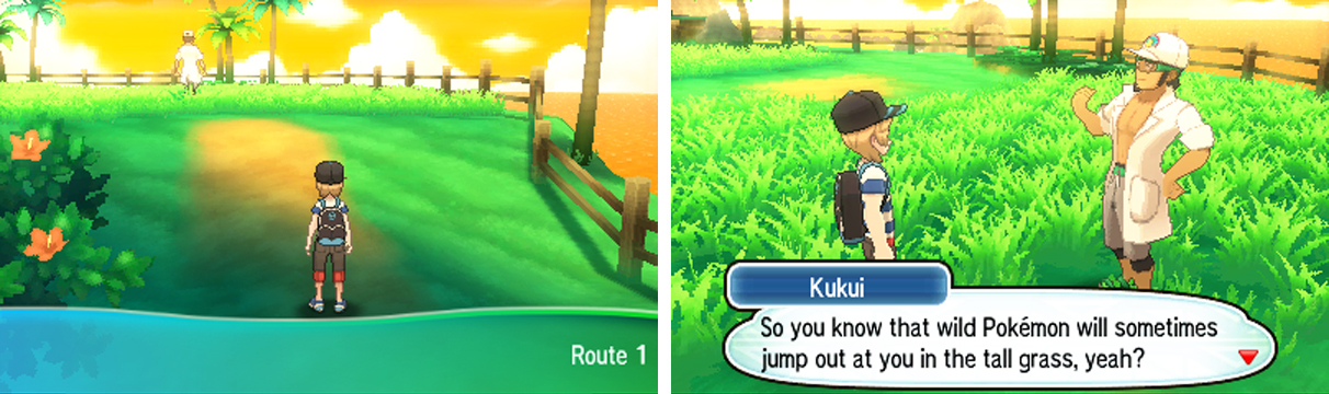 Route 1 is actually a large area divided into a north and south part.